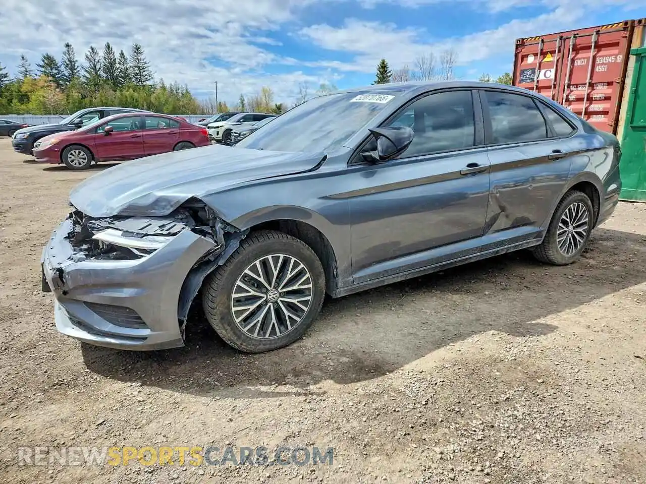1 Фотография поврежденного автомобиля 3VWE57BU6MM077164 VOLKSWAGEN JETTA 2021
