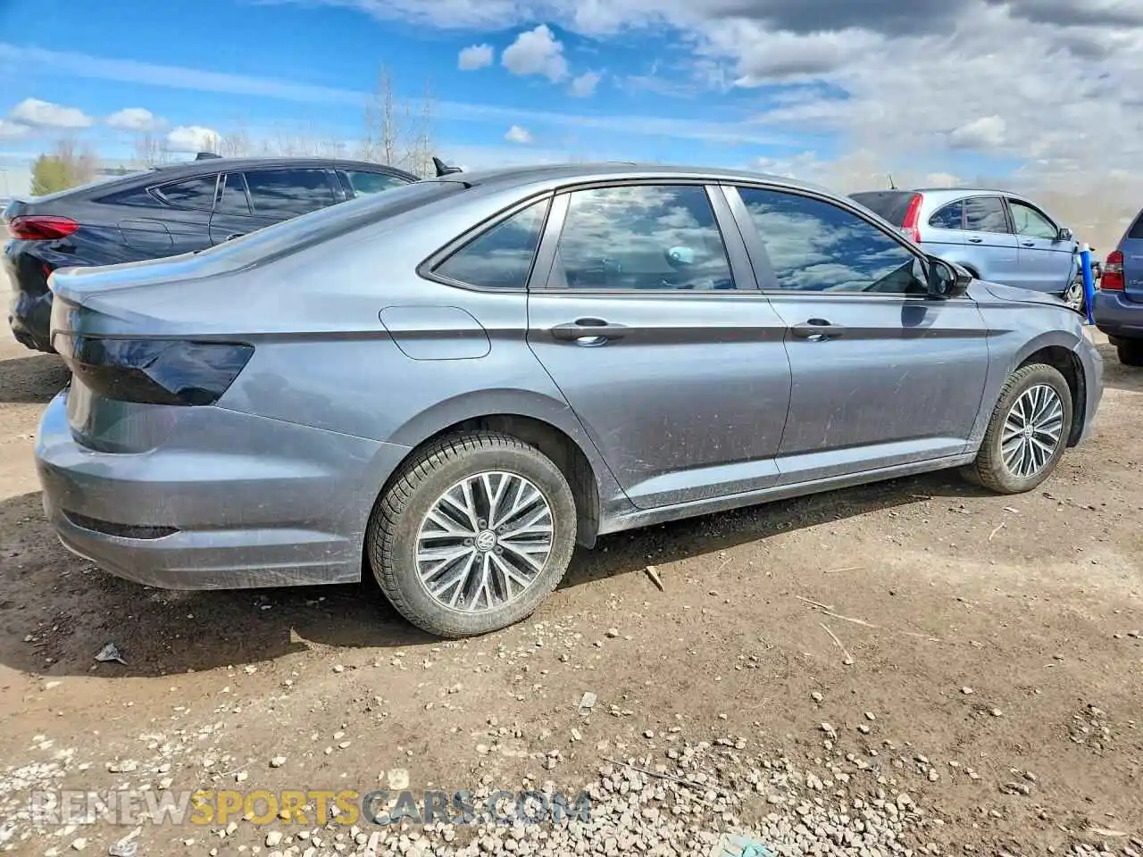 3 Фотография поврежденного автомобиля 3VWE57BU6MM077164 VOLKSWAGEN JETTA 2021