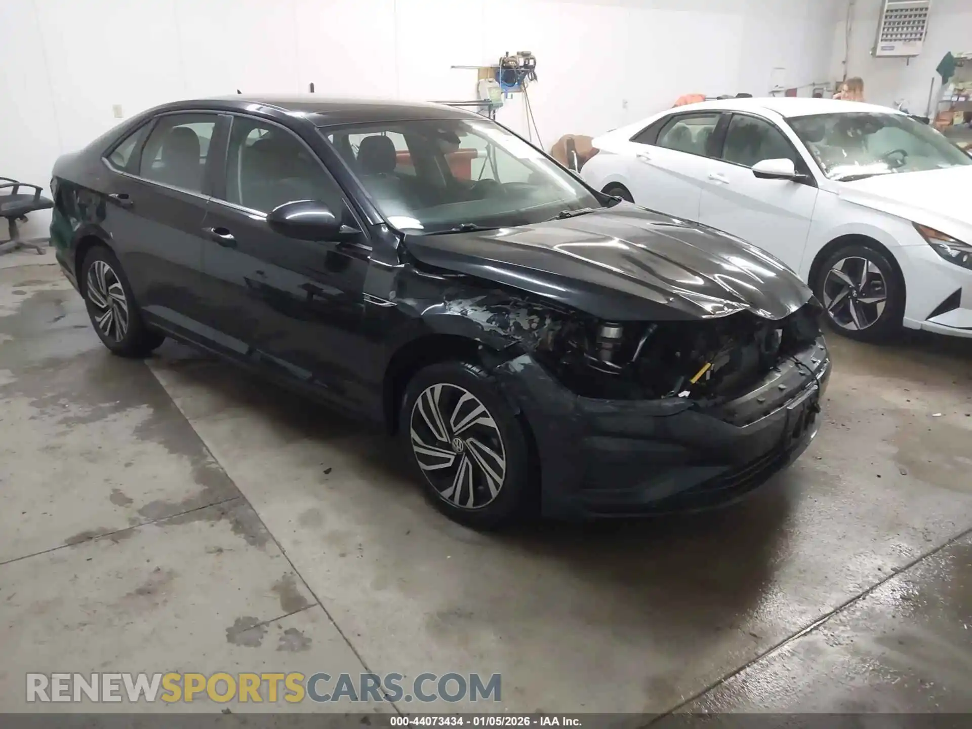 1 Photograph of a damaged car 3VWE57BU7MM021685 VOLKSWAGEN JETTA 2021