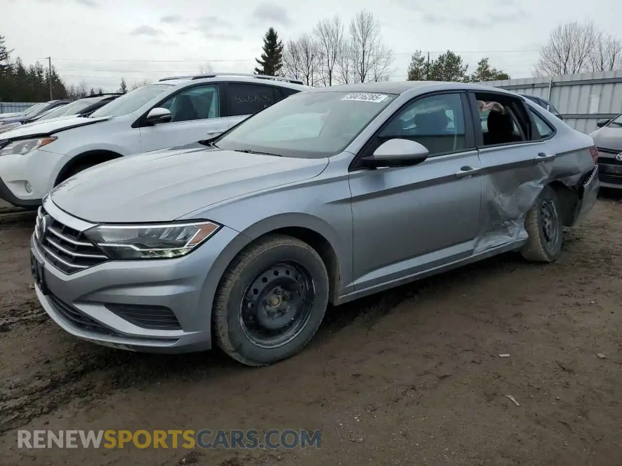 1 Photograph of a damaged car 3VWE57BU7MM028006 VOLKSWAGEN JETTA 2021