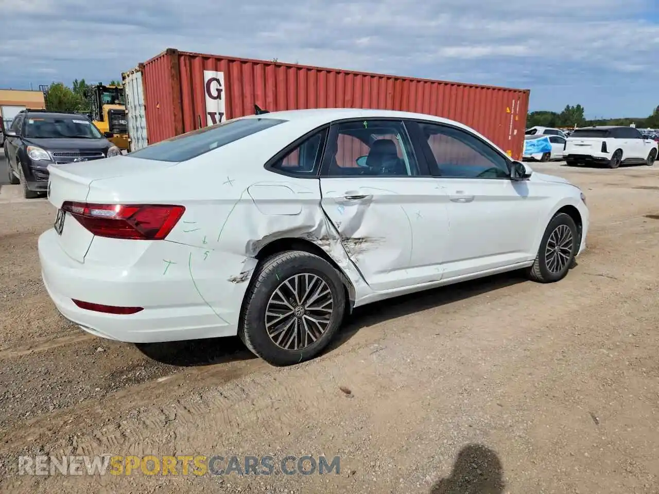 3 Photograph of a damaged car 3VWE57BU7MM076833 VOLKSWAGEN JETTA 2021