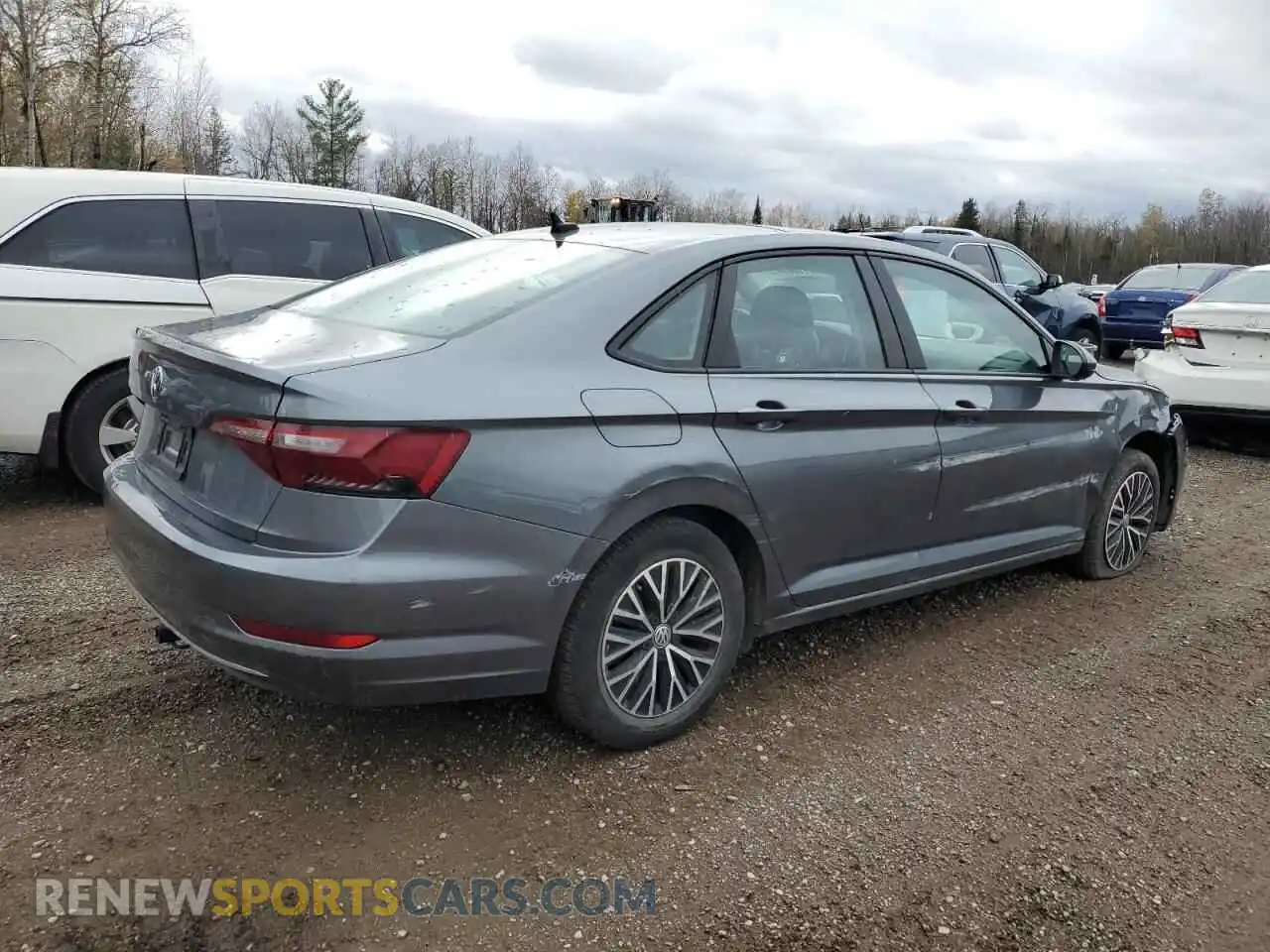 3 fotografías del automóvil dañado 3VWE57BU7MM077917 VOLKSWAGEN JETTA 2021