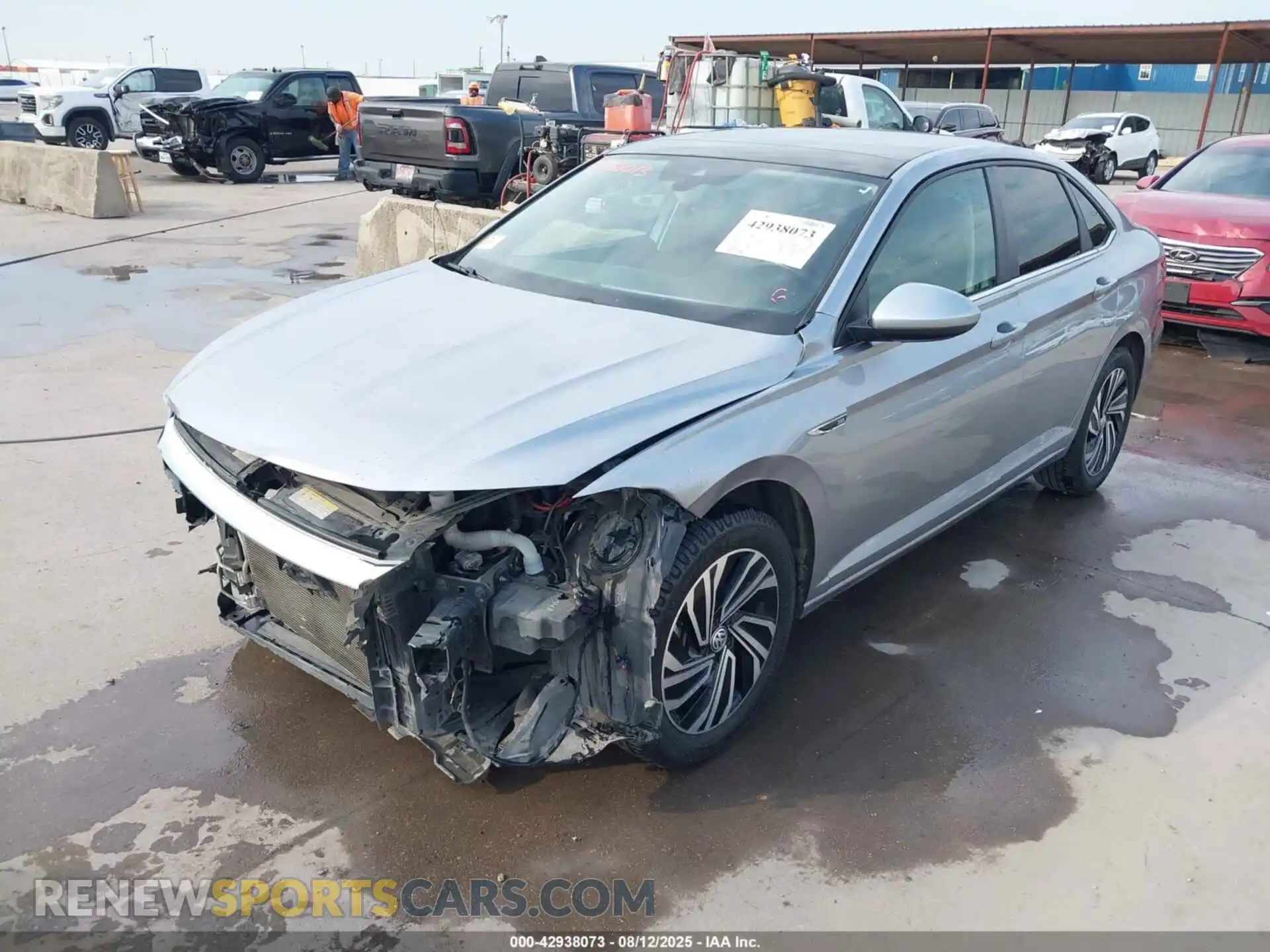 2 Photograph of a damaged car 3VWE57BU8MM009688 VOLKSWAGEN JETTA 2021
