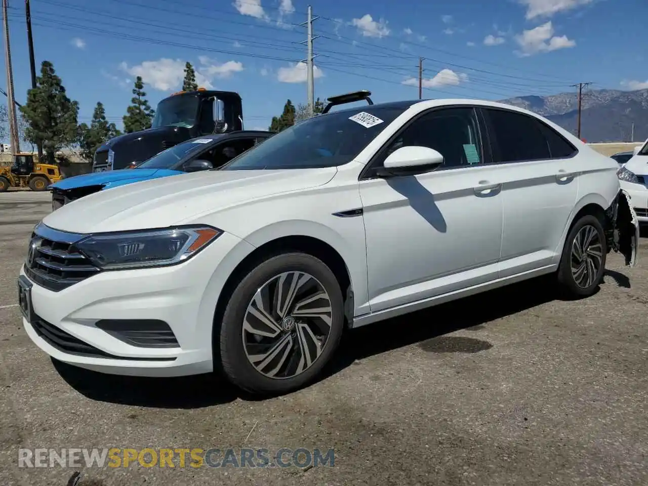 1 Photograph of a damaged car 3VWE57BU9MM082391 VOLKSWAGEN JETTA 2021