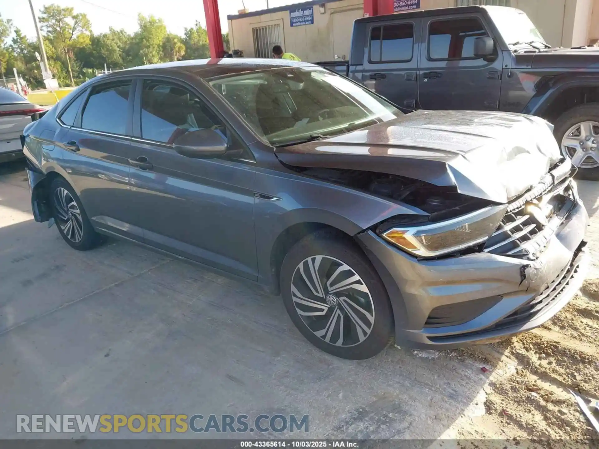 1 Photograph of a damaged car 3VWE57BU9MM093326 VOLKSWAGEN JETTA 2021