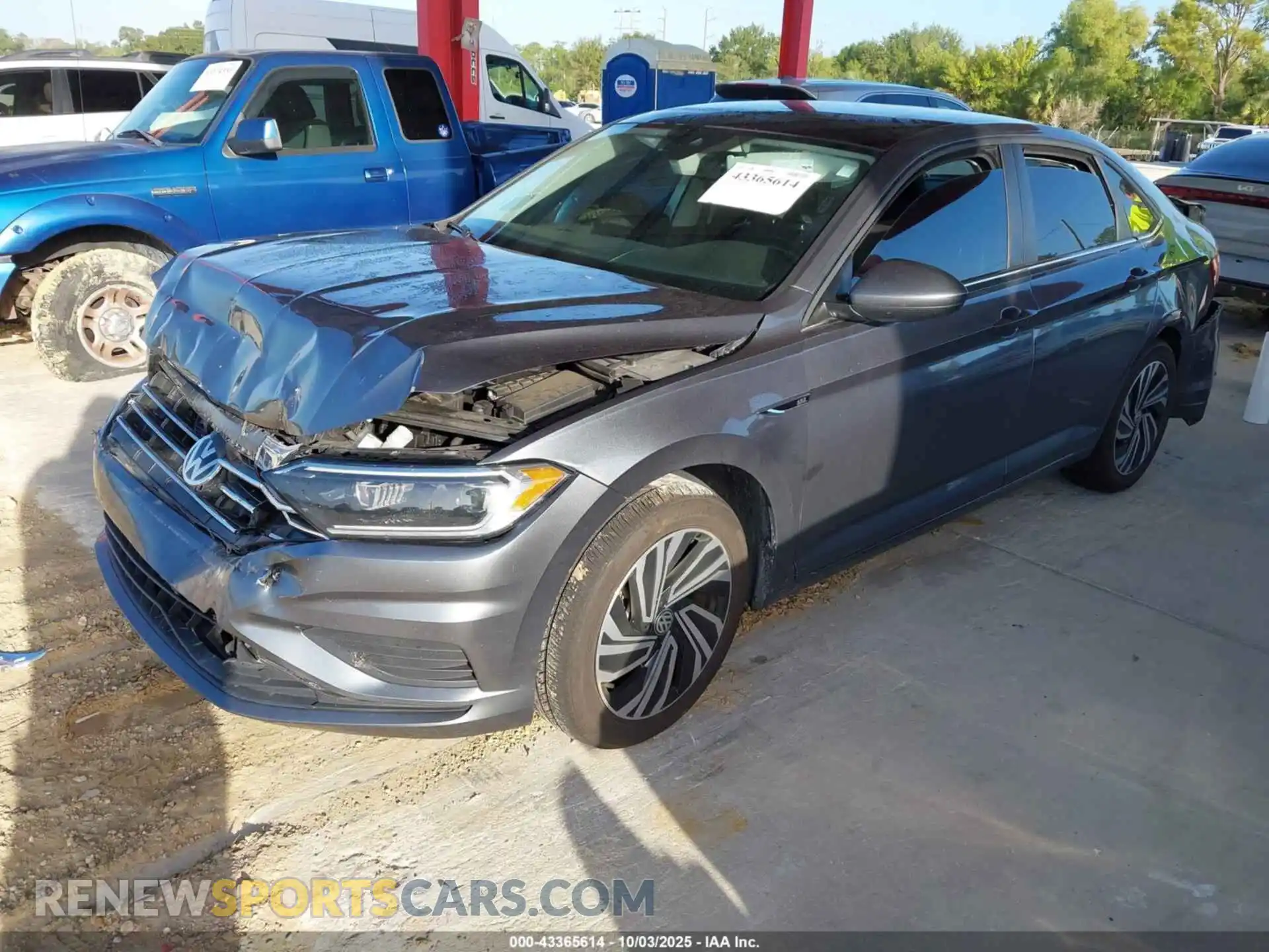 2 Photograph of a damaged car 3VWE57BU9MM093326 VOLKSWAGEN JETTA 2021