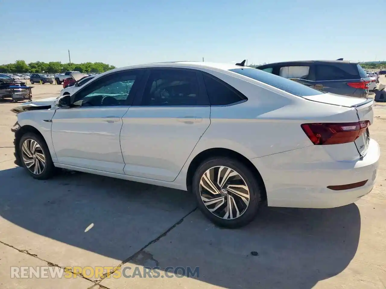 2 Photograph of a damaged car 3VWE57BUXMM099393 VOLKSWAGEN JETTA 2021