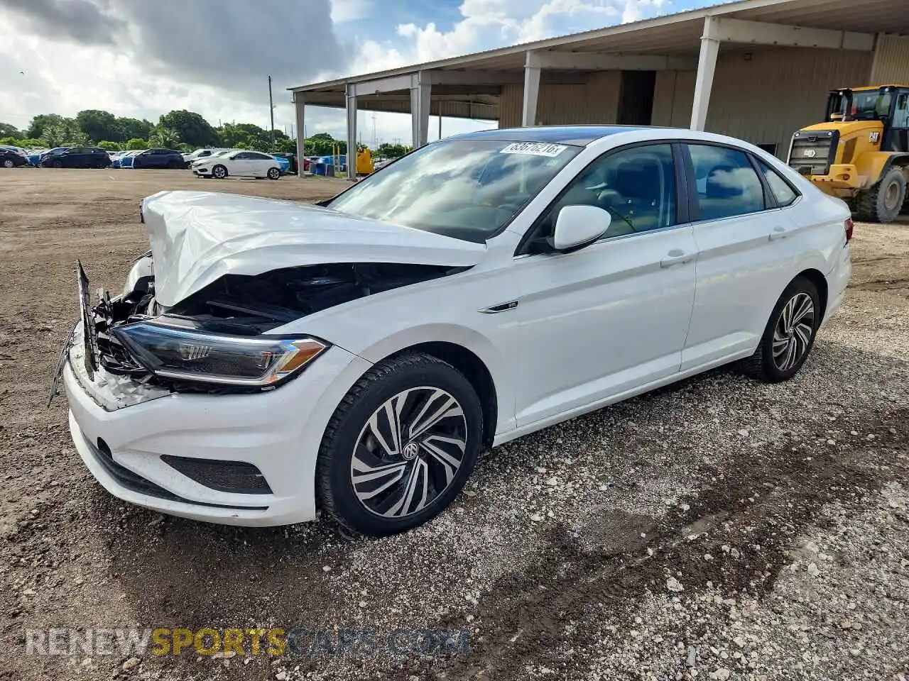1 Photograph of a damaged car 3VWG57BU6MM008239 VOLKSWAGEN JETTA 2021