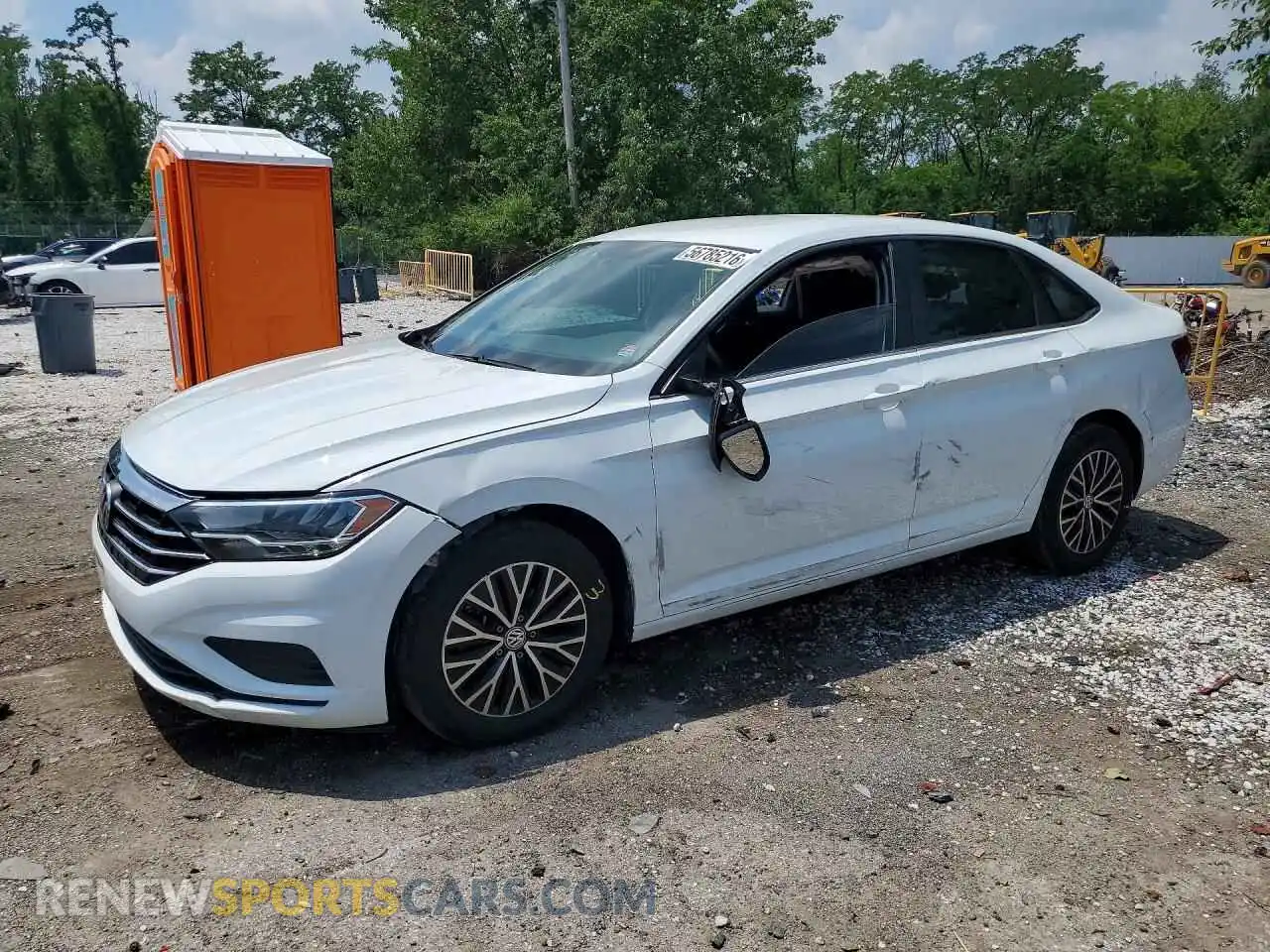 1 Photograph of a damaged car 3VWN57BU0MM001150 VOLKSWAGEN JETTA 2021