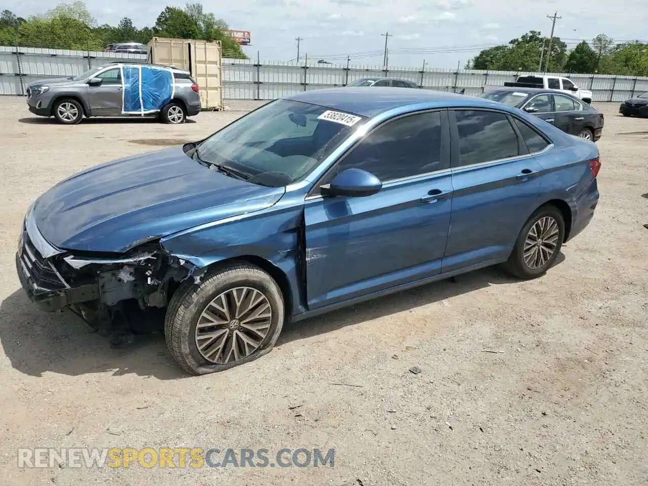 1 Photograph of a damaged car 3VWN57BU0MM094879 VOLKSWAGEN JETTA 2021