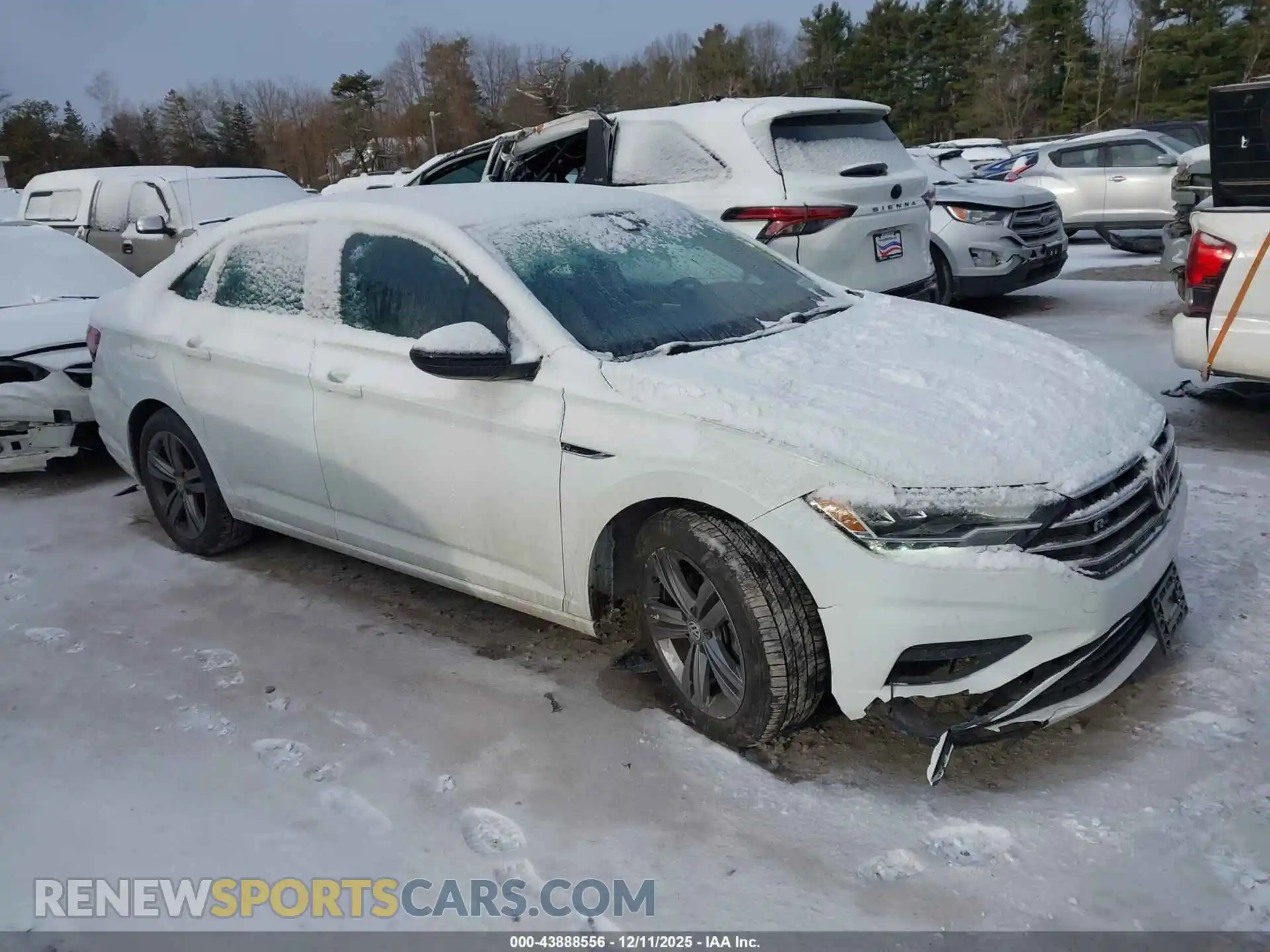 1 Photograph of a damaged car 3VWN57BU1MM038370 VOLKSWAGEN JETTA 2021