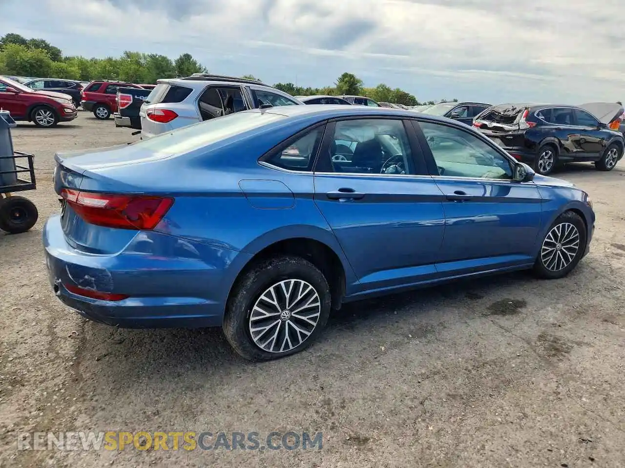 3 fotografías del automóvil dañado 3VWN57BU1MM085401 VOLKSWAGEN JETTA 2021