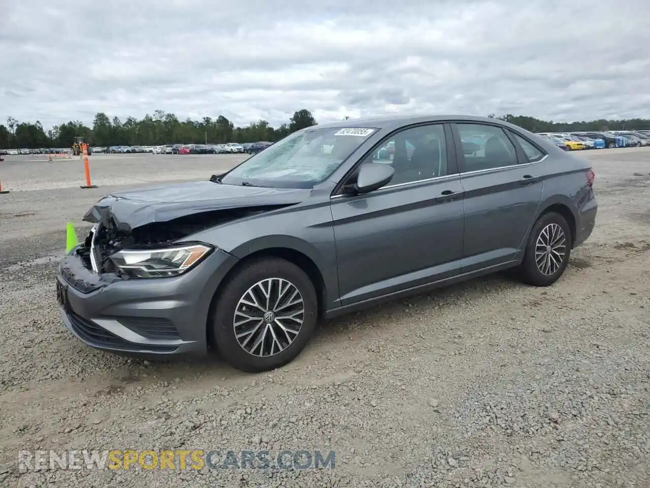 1 Photograph of a damaged car 3VWN57BU6MM041345 VOLKSWAGEN JETTA 2021