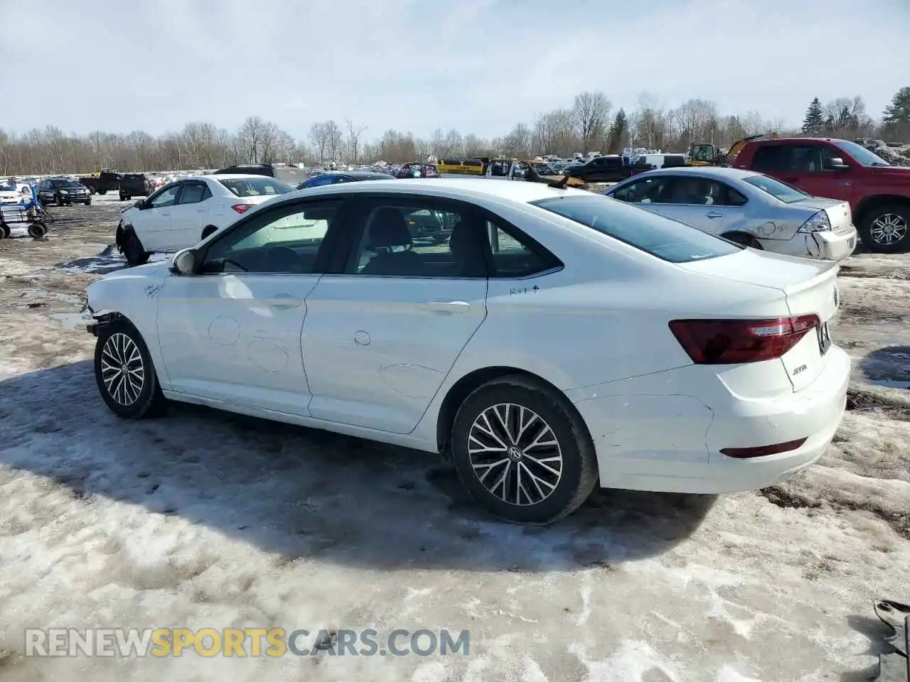 2 fotografías del automóvil dañado 3VWN57BU7MM021783 VOLKSWAGEN JETTA 2021
