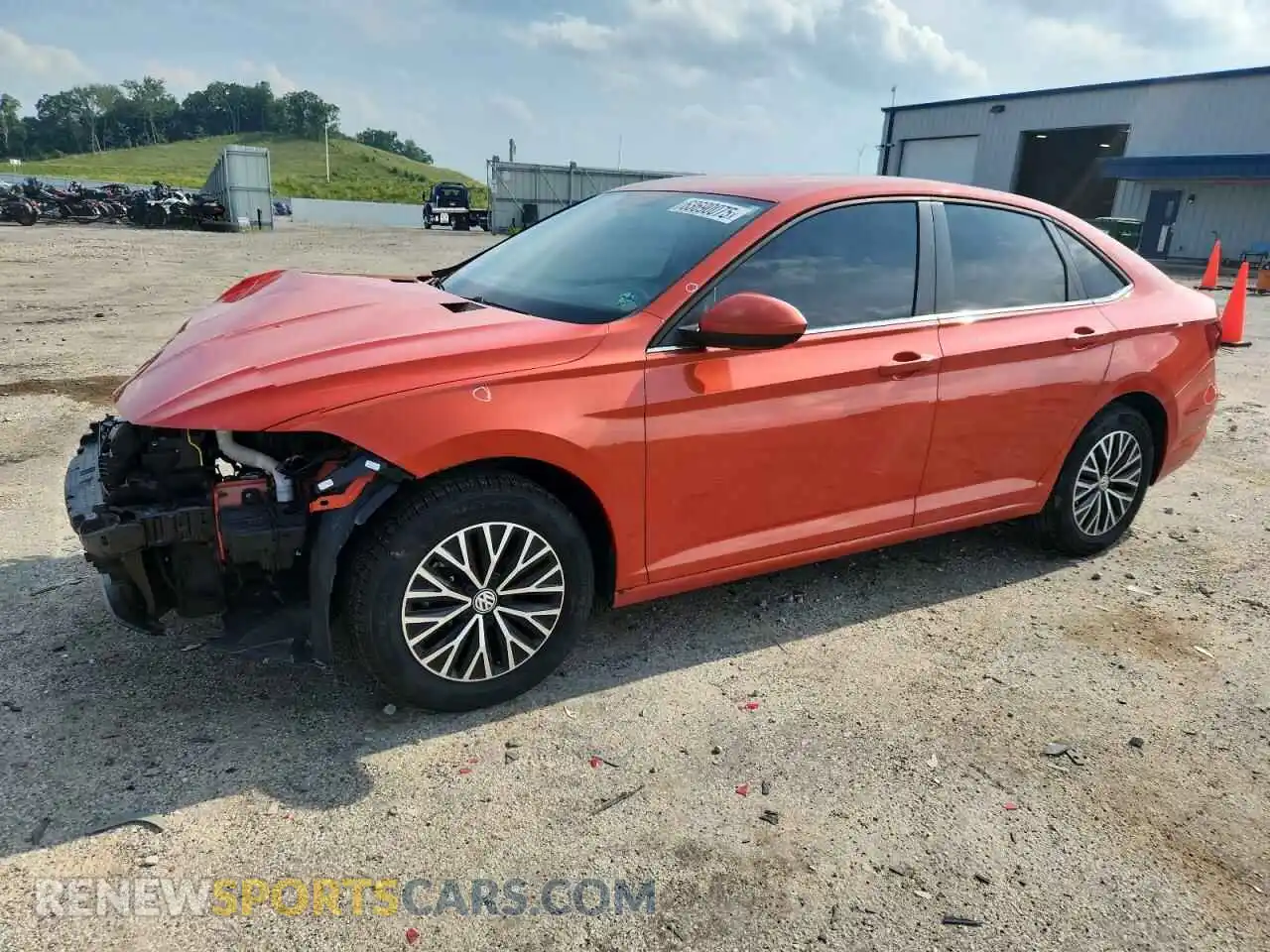 1 Photograph of a damaged car 3VWN57BU8MM034509 VOLKSWAGEN JETTA 2021