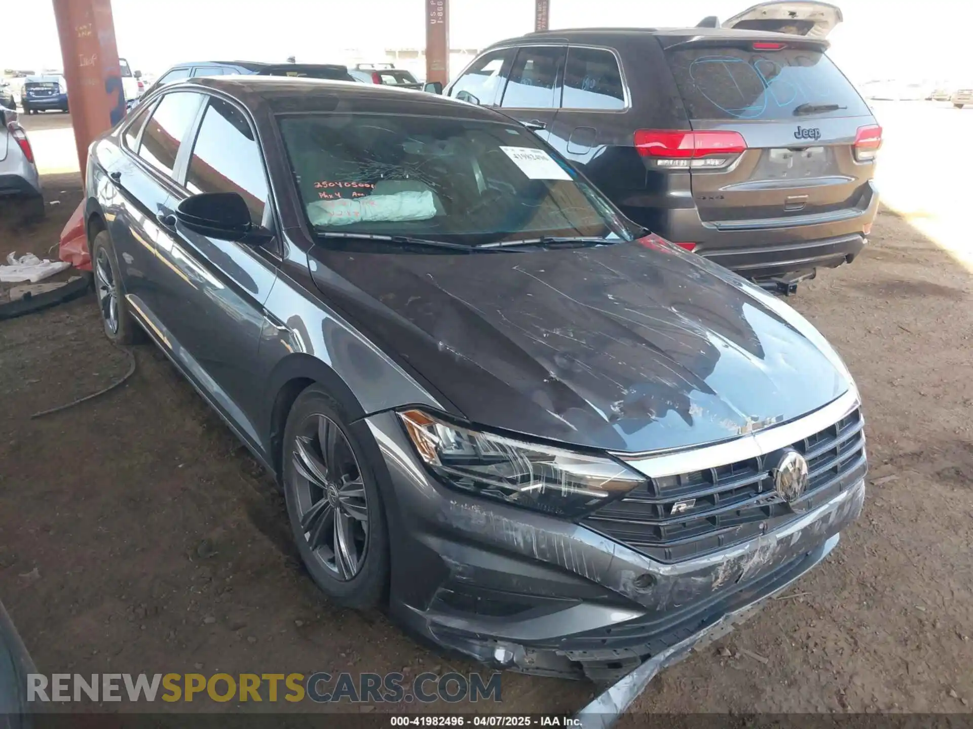 1 Photograph of a damaged car 3VWN57BU8MM082298 VOLKSWAGEN JETTA 2021