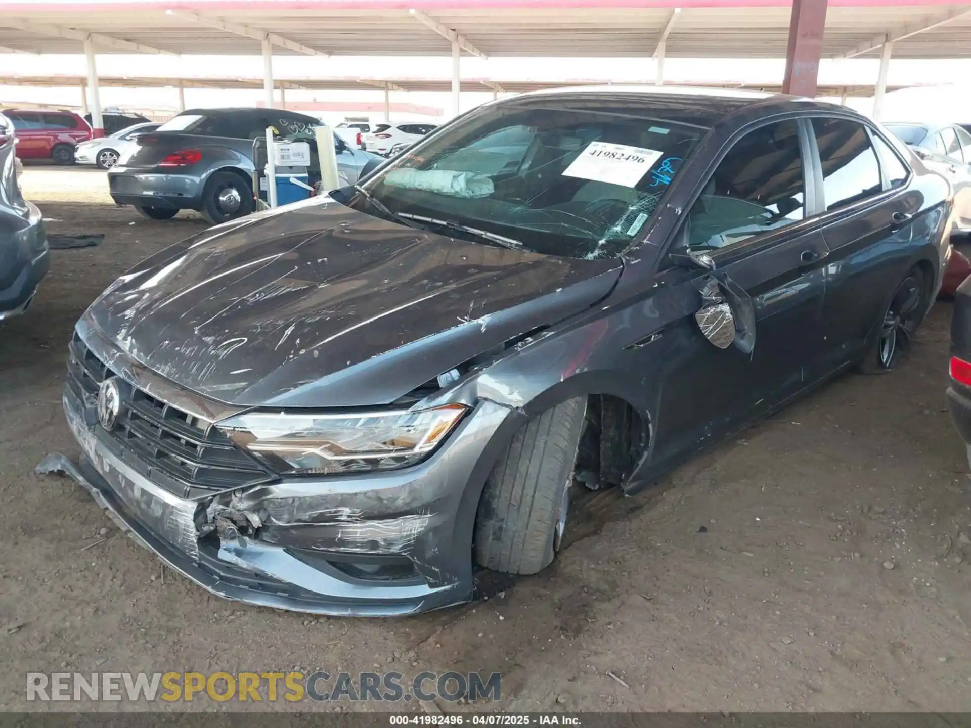 2 Photograph of a damaged car 3VWN57BU8MM082298 VOLKSWAGEN JETTA 2021