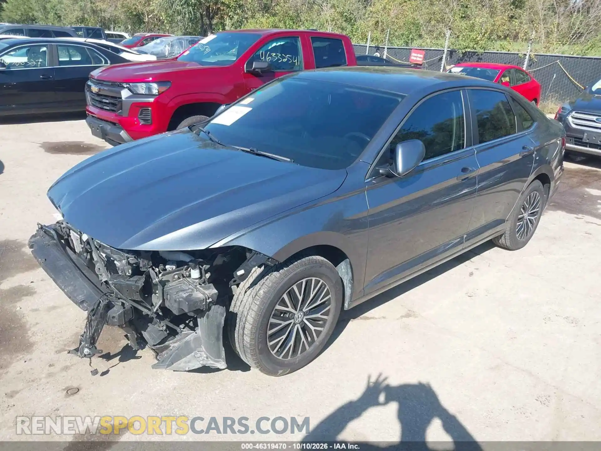 2 fotografías del automóvil dañado 3VWN57BU8MM100430 VOLKSWAGEN JETTA 2021