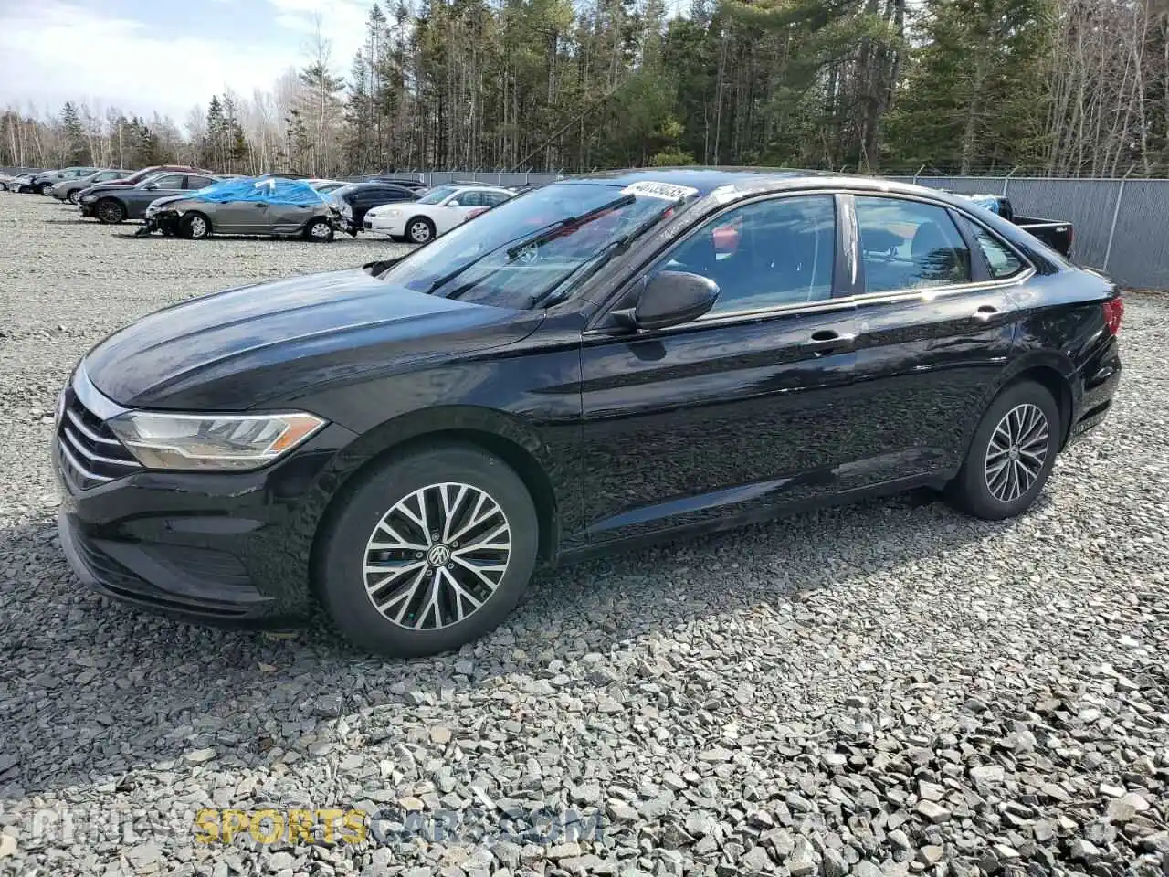 1 Photograph of a damaged car 3VWN57BU9MM004581 VOLKSWAGEN JETTA 2021