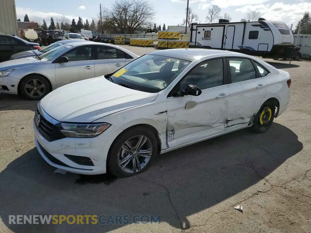 1 fotografías del automóvil dañado 3VWN57BUXMM056270 VOLKSWAGEN JETTA 2021