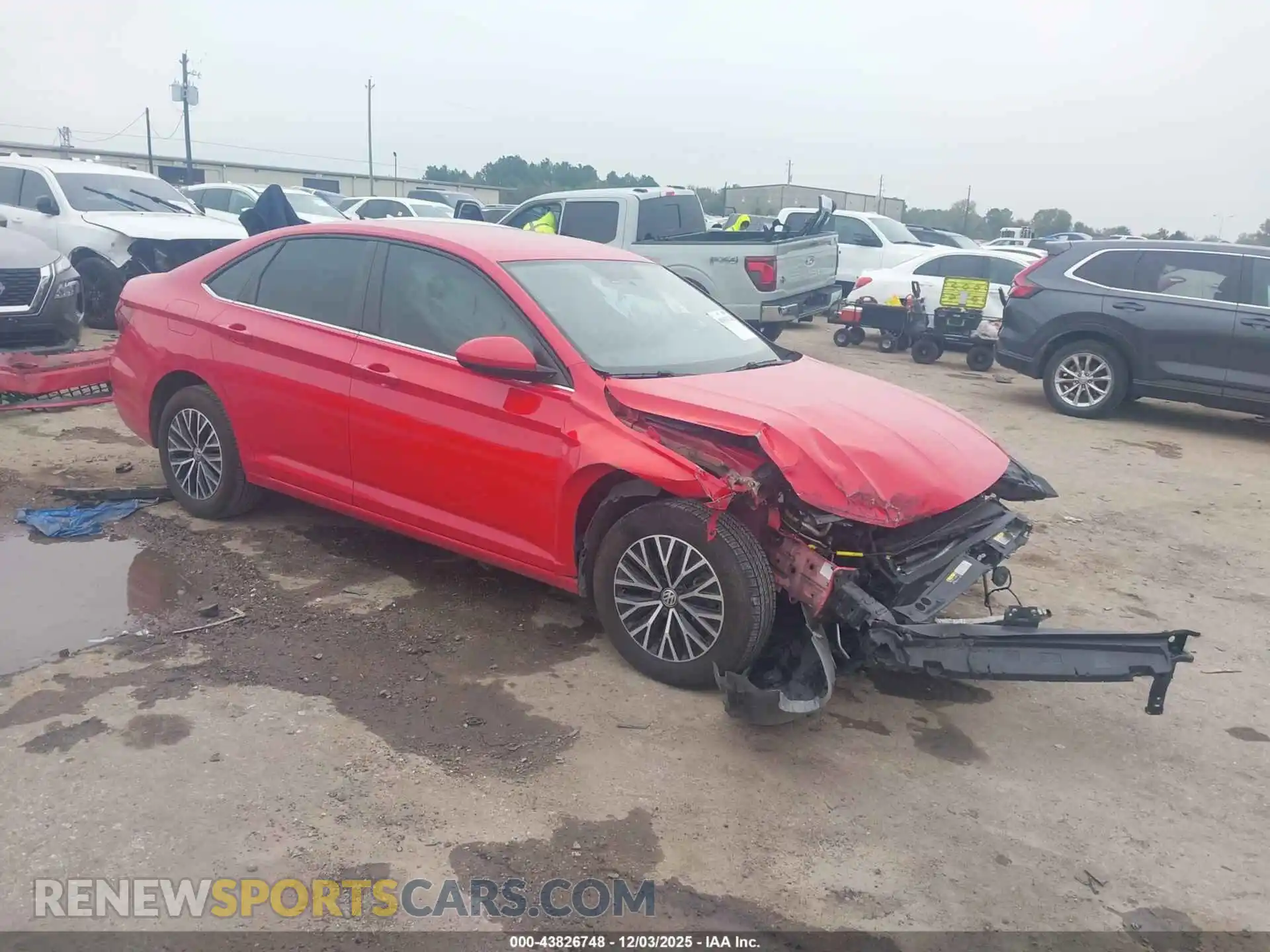 1 Photograph of a damaged car 3VWN57BUXMM086756 VOLKSWAGEN JETTA 2021