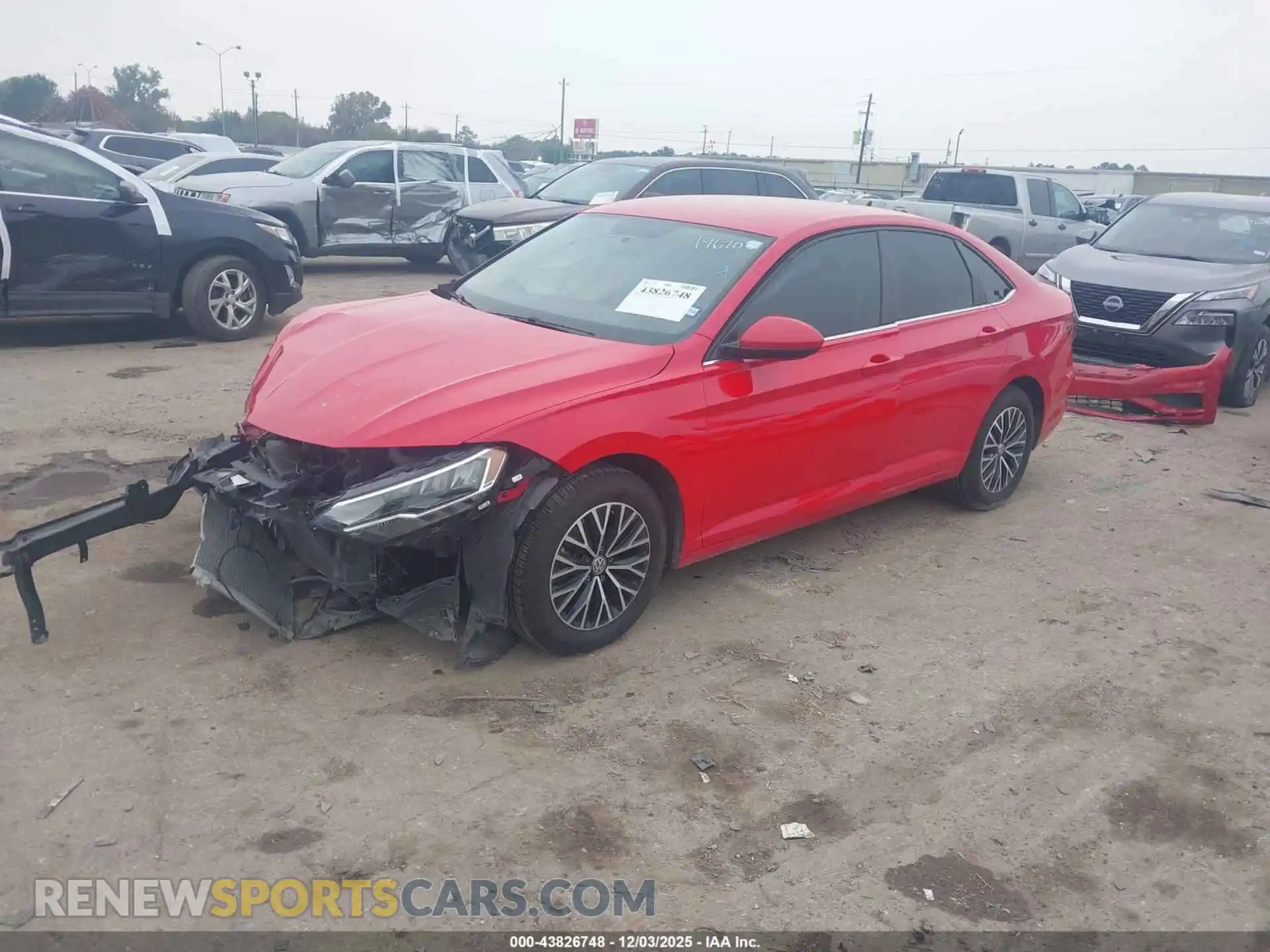 2 Photograph of a damaged car 3VWN57BUXMM086756 VOLKSWAGEN JETTA 2021