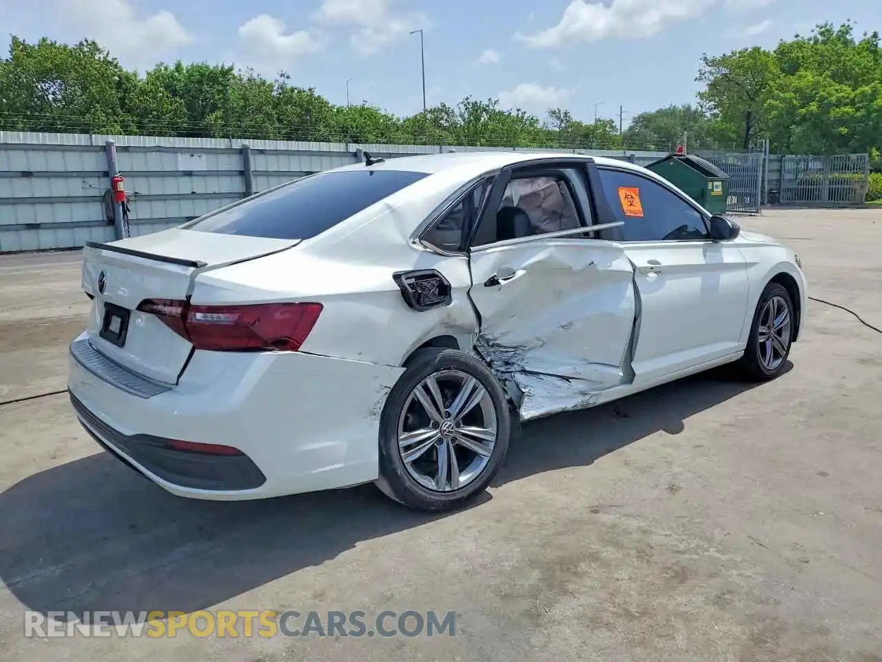 3 Фотография поврежденного автомобиля 3VW7M7BU1NM022733 VOLKSWAGEN JETTA 2022