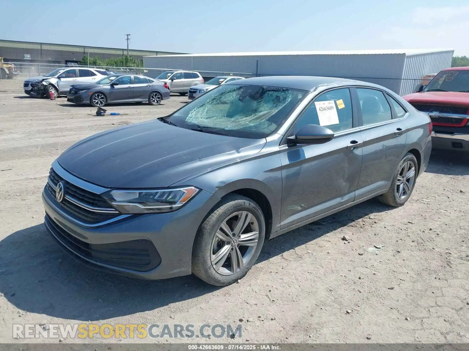 2 Фотография поврежденного автомобиля 3VWEM7BU2NM012879 VOLKSWAGEN JETTA 2022