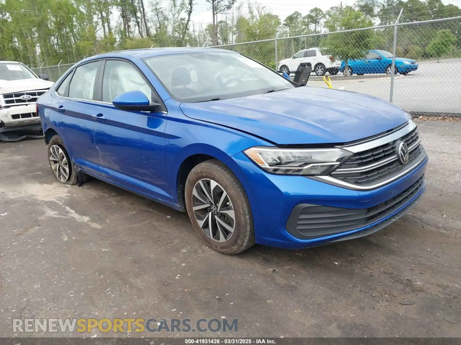 1 Photograph of a damaged car 3VW4M7BU2PM058713 VOLKSWAGEN JETTA 2023