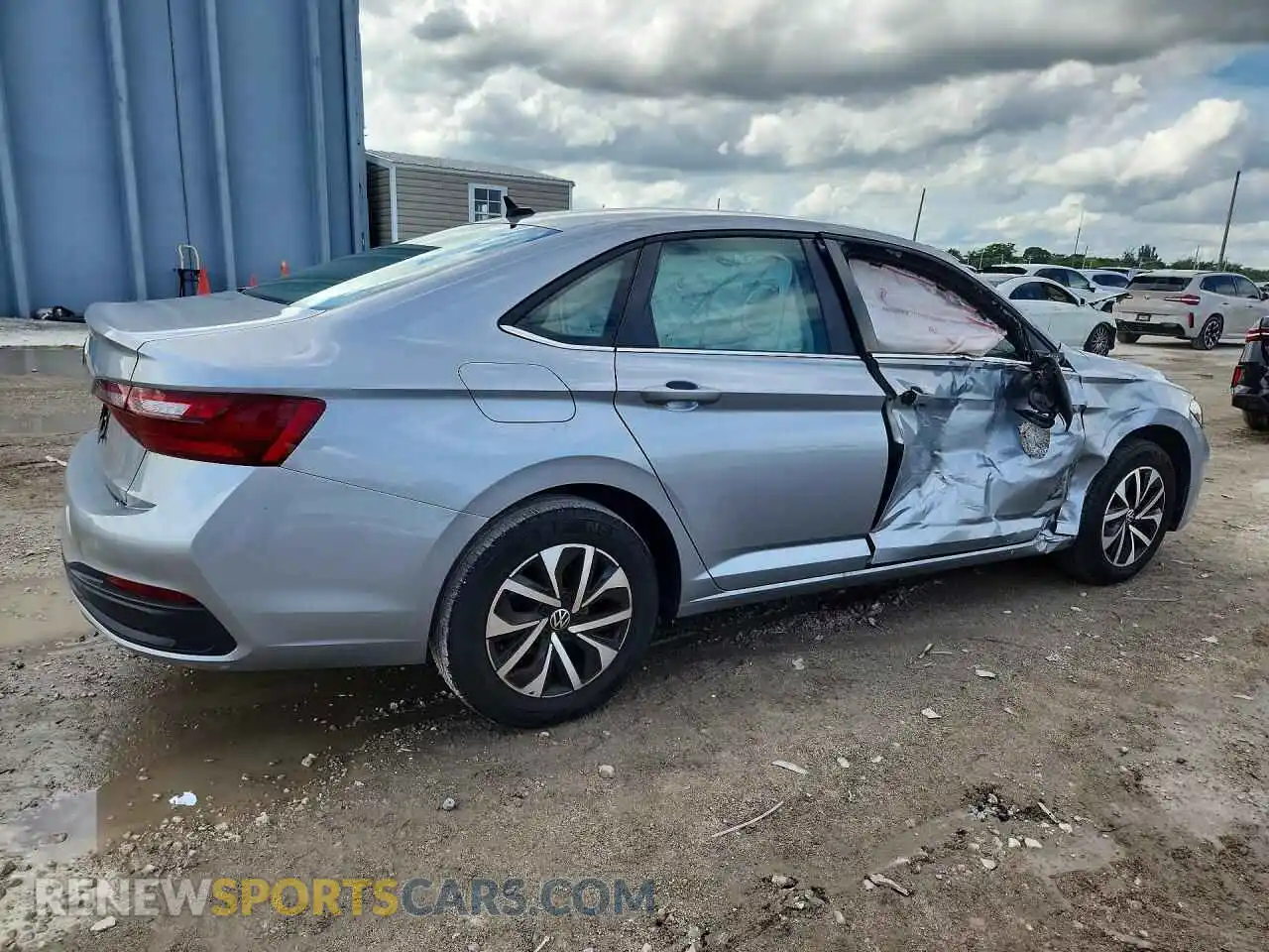 3 Photograph of a damaged car 3VW5M7BU4RM044643 VOLKSWAGEN JETTA 2024