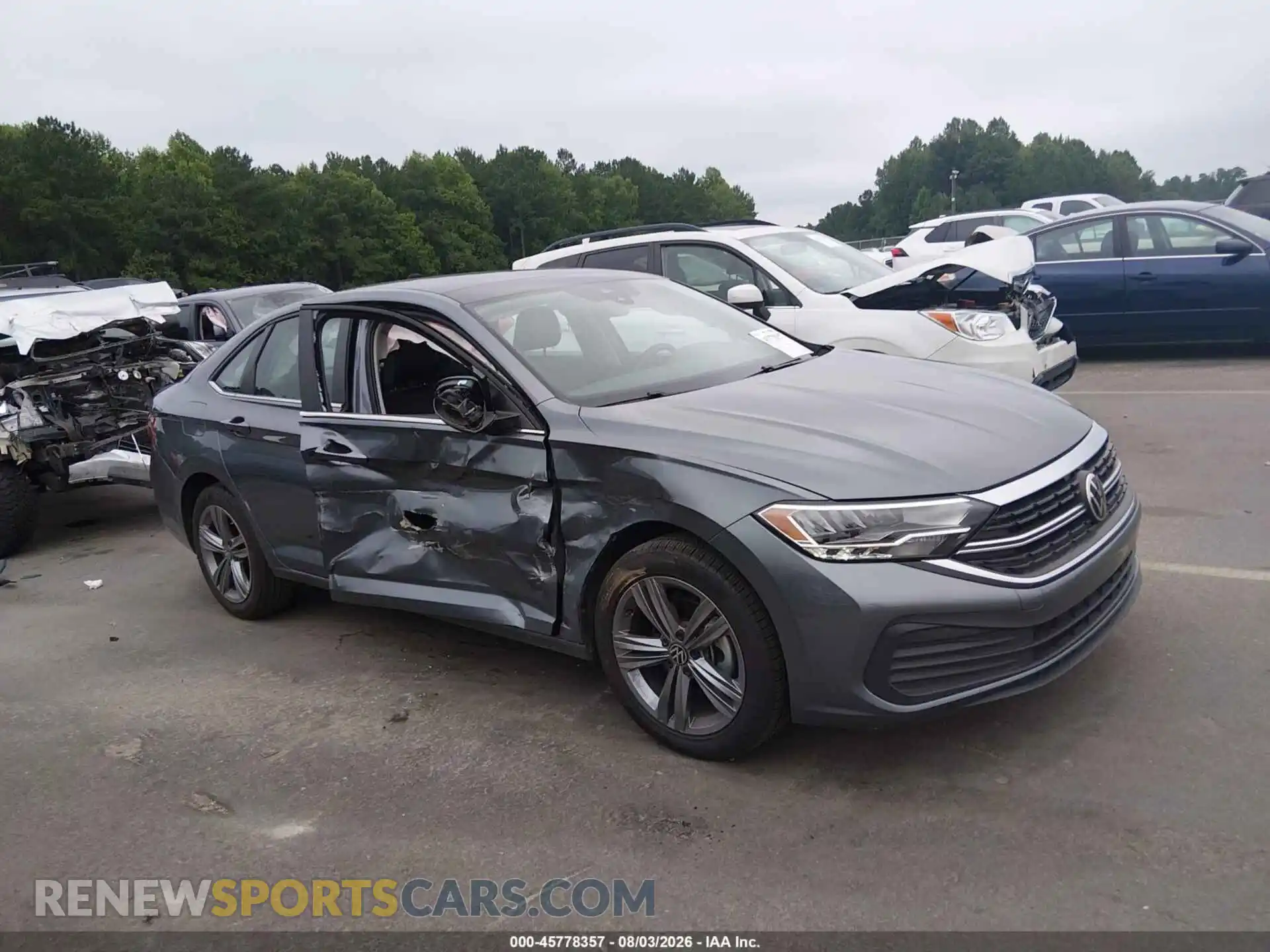 1 Photograph of a damaged car 3VW7M7BU8RM012853 VOLKSWAGEN JETTA 2024