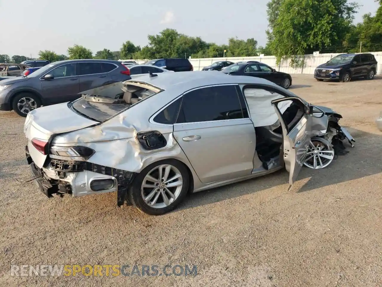 3 Photograph of a damaged car 1VWBA7A31MC010061 VOLKSWAGEN PASSAT 2021