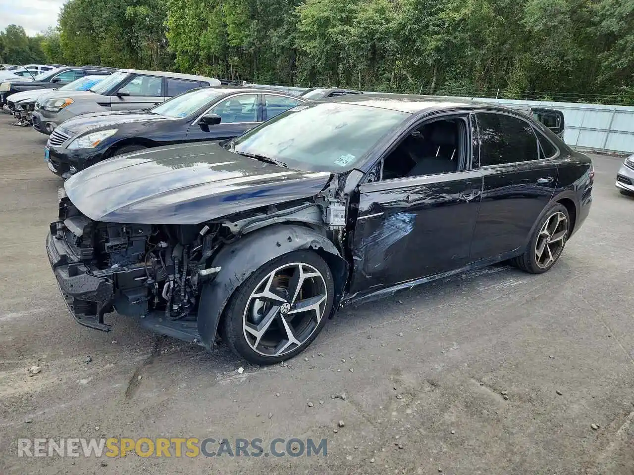 1 Photograph of a damaged car 1VWMA7A36MC012865 VOLKSWAGEN PASSAT 2021