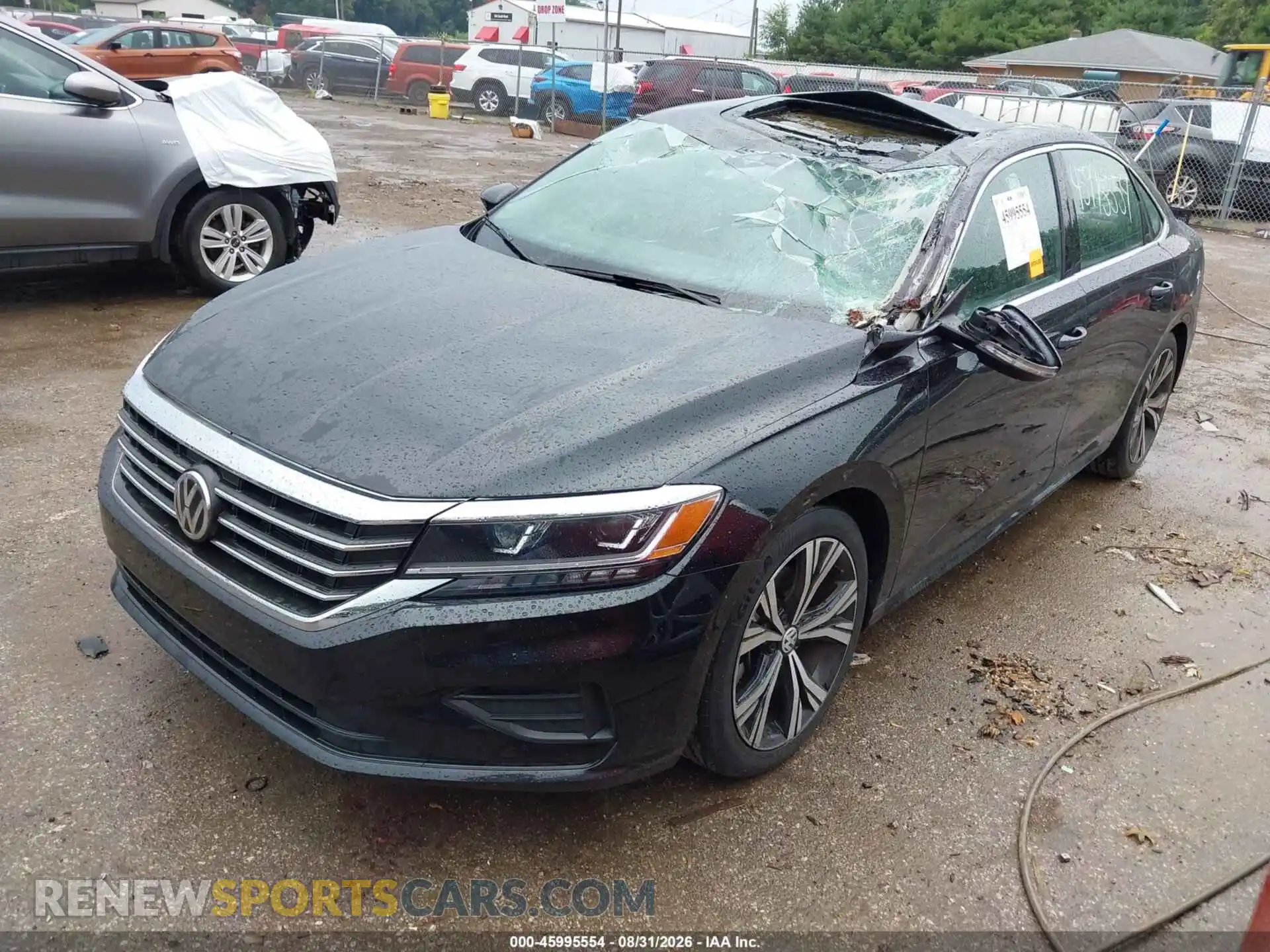 2 Photograph of a damaged car 1VWSA7A36MC005258 VOLKSWAGEN PASSAT 2021