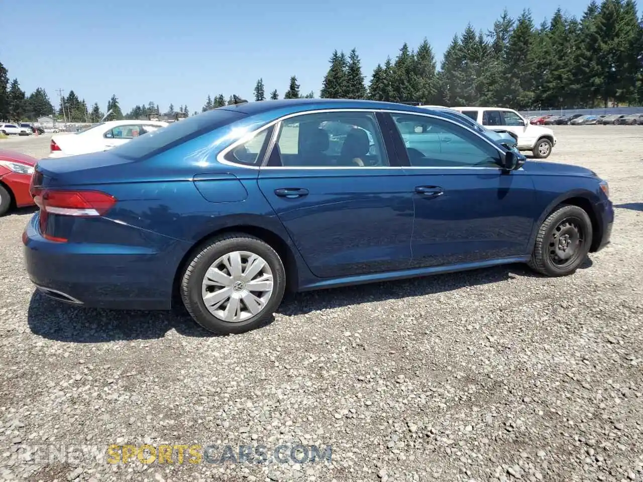 3 Photograph of a damaged car 1VWSA7A38MC007769 VOLKSWAGEN PASSAT 2021