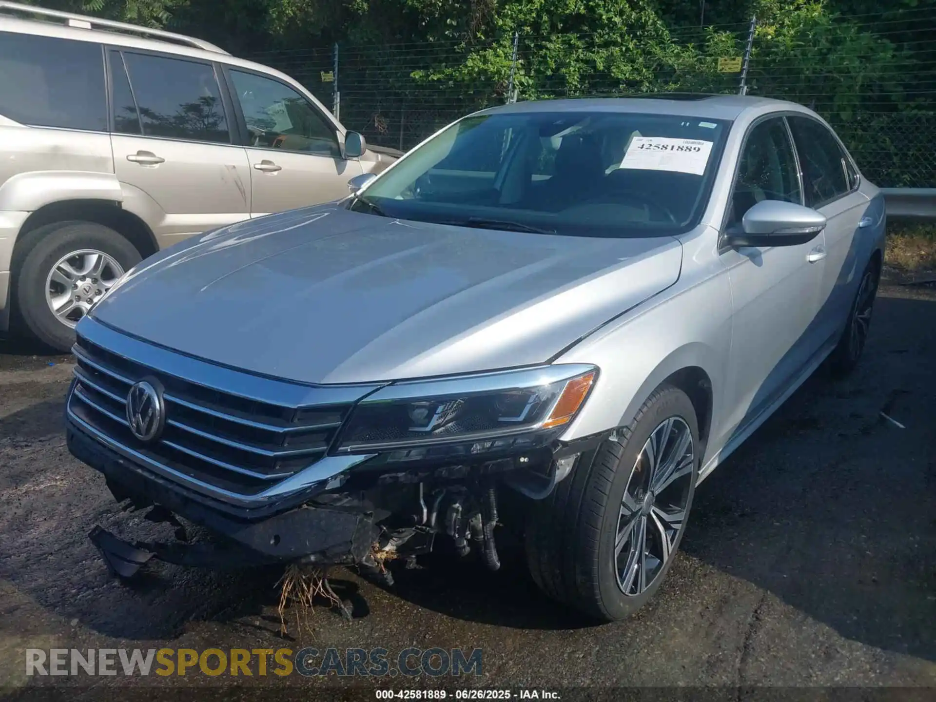 2 Photograph of a damaged car 1VWSA7A38MC012907 VOLKSWAGEN PASSAT 2021