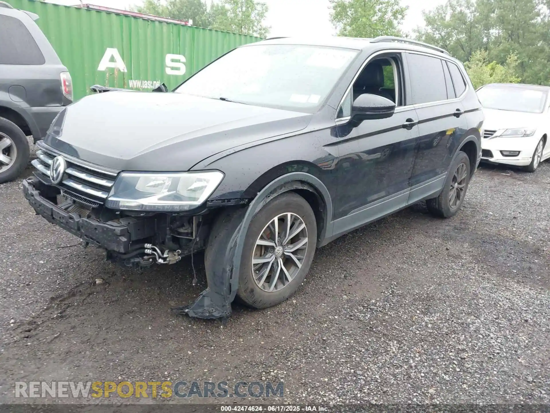 2 fotografías del automóvil dañado 3VV2B7AX5KM174400 VOLKSWAGEN TIGUAN 2019