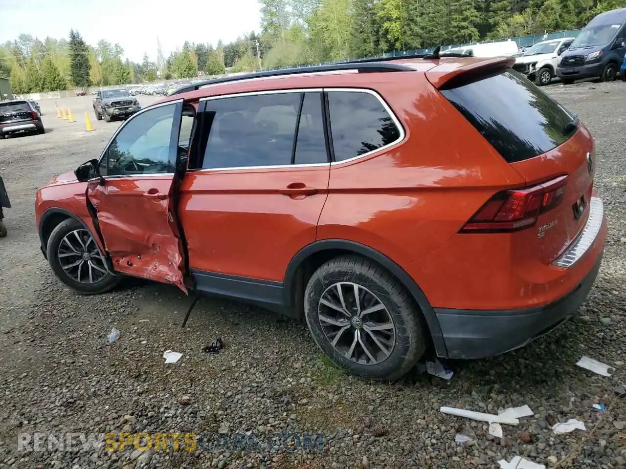 2 Фотография поврежденного автомобиля 3VV3B7AX2KM128902 VOLKSWAGEN TIGUAN 2019