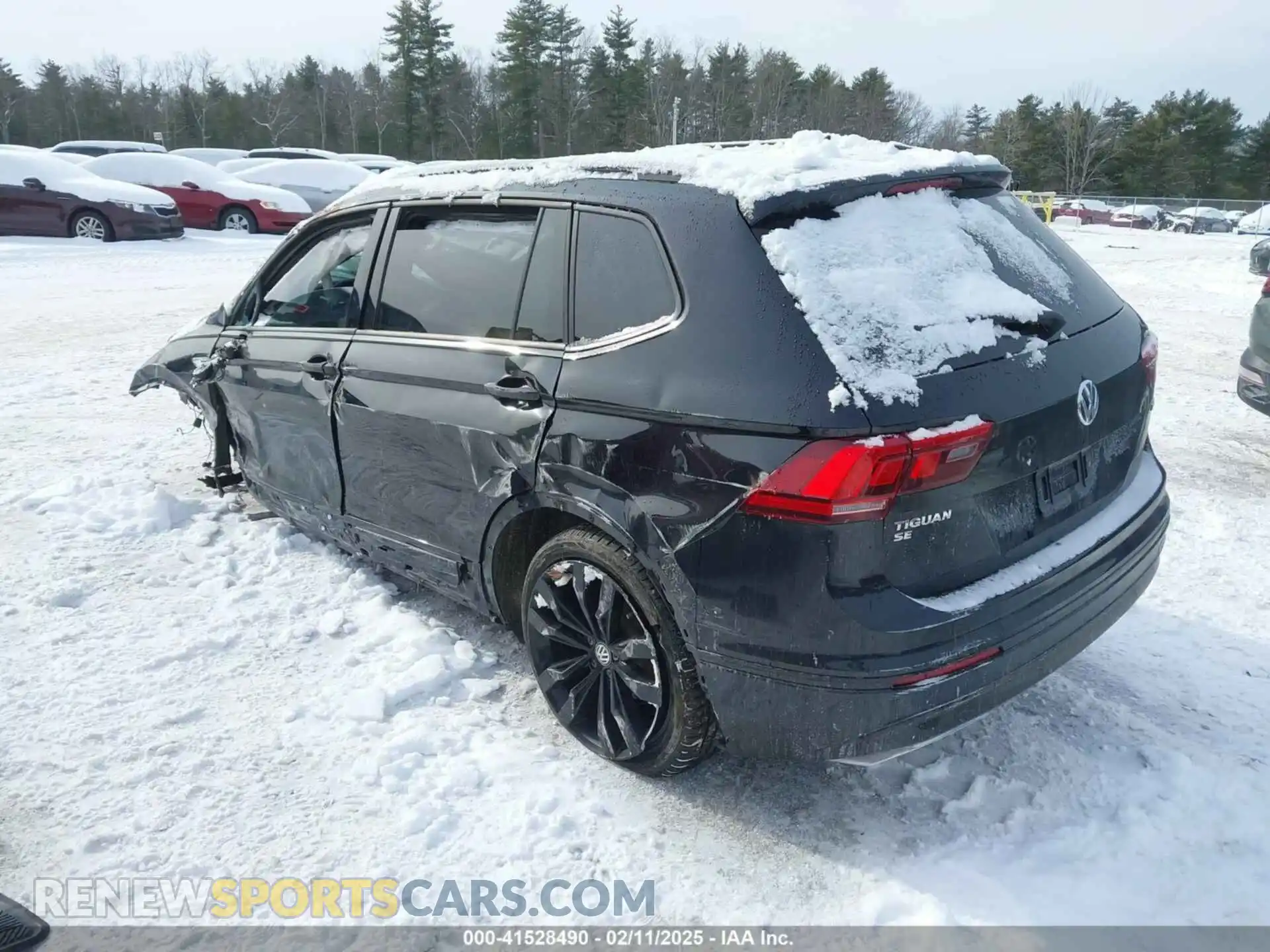 3 Фотография поврежденного автомобиля 3VV2B7AX4LM136531 VOLKSWAGEN TIGUAN 2020