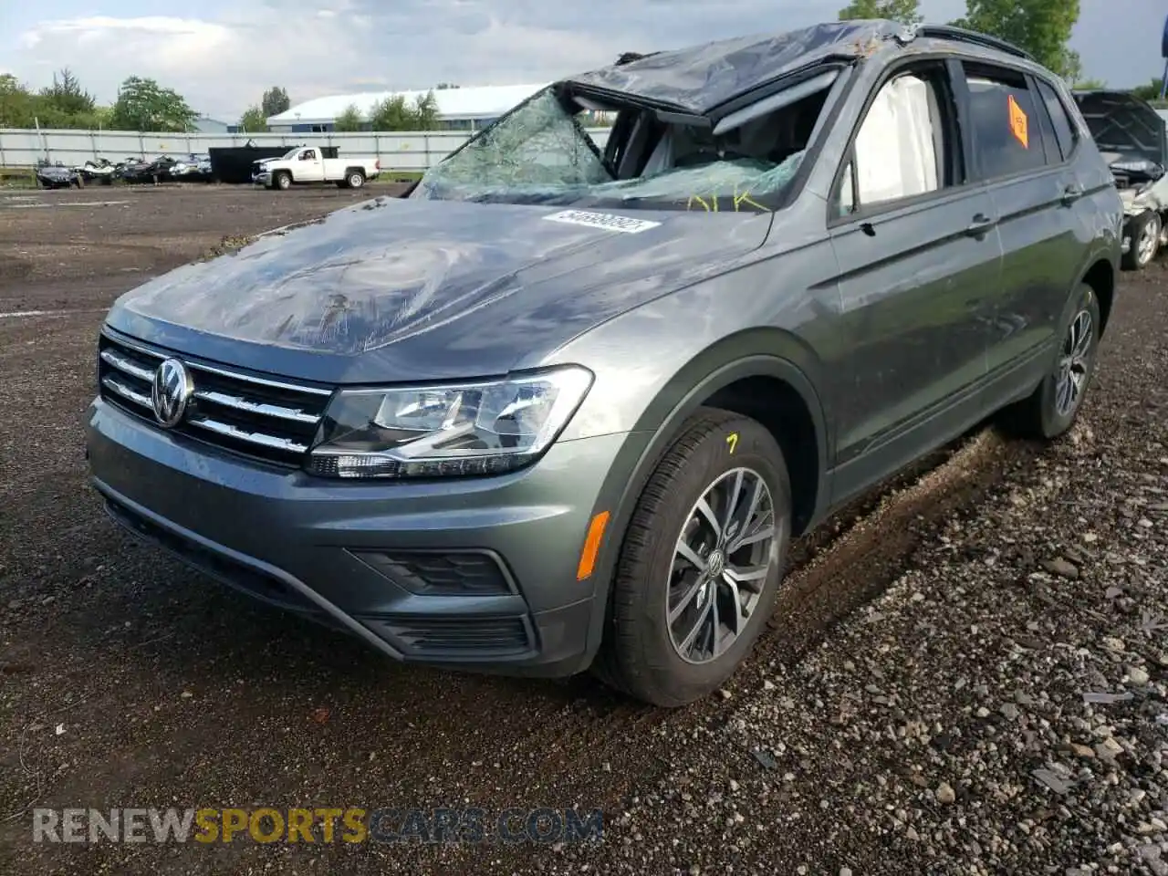 2 Photograph of a damaged car 3VV0B7AX0MM136289 VOLKSWAGEN TIGUAN 2021