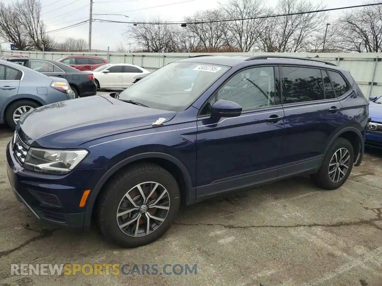 1 Photograph of a damaged car 3VV0B7AX3MM078792 VOLKSWAGEN TIGUAN 2021