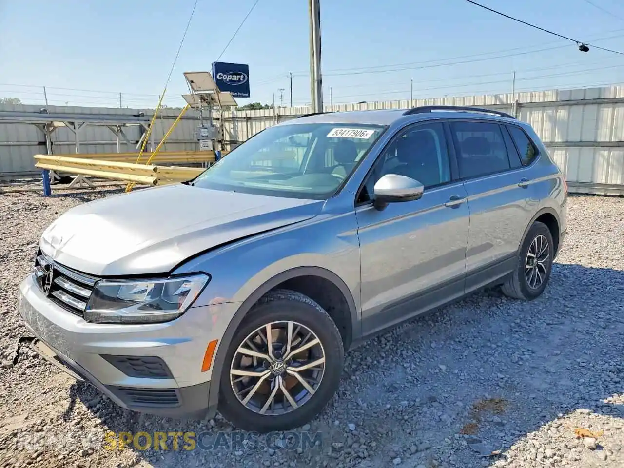 1 Photograph of a damaged car 3VV1B7AX0MM097692 VOLKSWAGEN TIGUAN 2021
