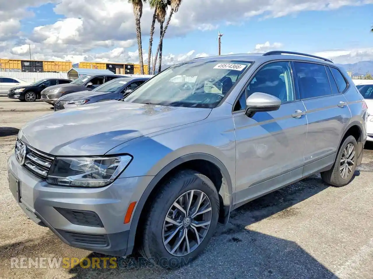 1 Photograph of a damaged car 3VV1B7AX0MM117777 VOLKSWAGEN TIGUAN 2021