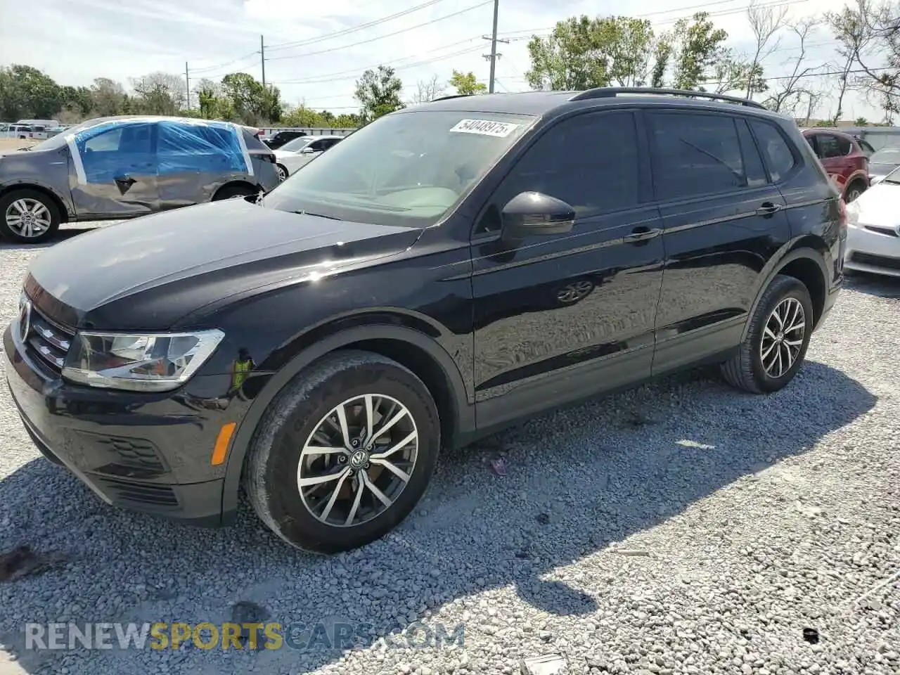 1 Photograph of a damaged car 3VV1B7AX1MM066726 VOLKSWAGEN TIGUAN 2021