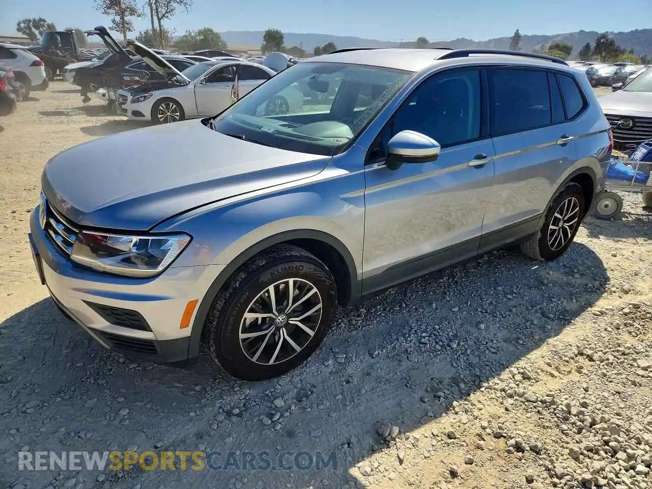 1 Фотография поврежденного автомобиля 3VV1B7AX1MM144860 VOLKSWAGEN TIGUAN 2021
