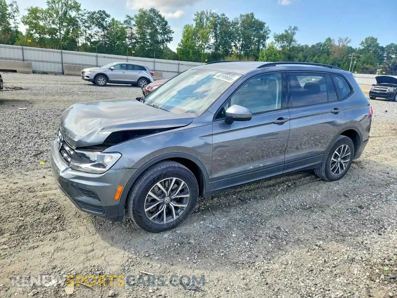 1 Photograph of a damaged car 3VV1B7AX2MM085379 VOLKSWAGEN TIGUAN 2021