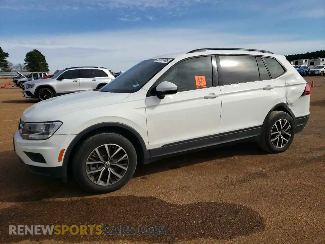 1 Photograph of a damaged car 3VV1B7AX3MM045392 VOLKSWAGEN TIGUAN 2021