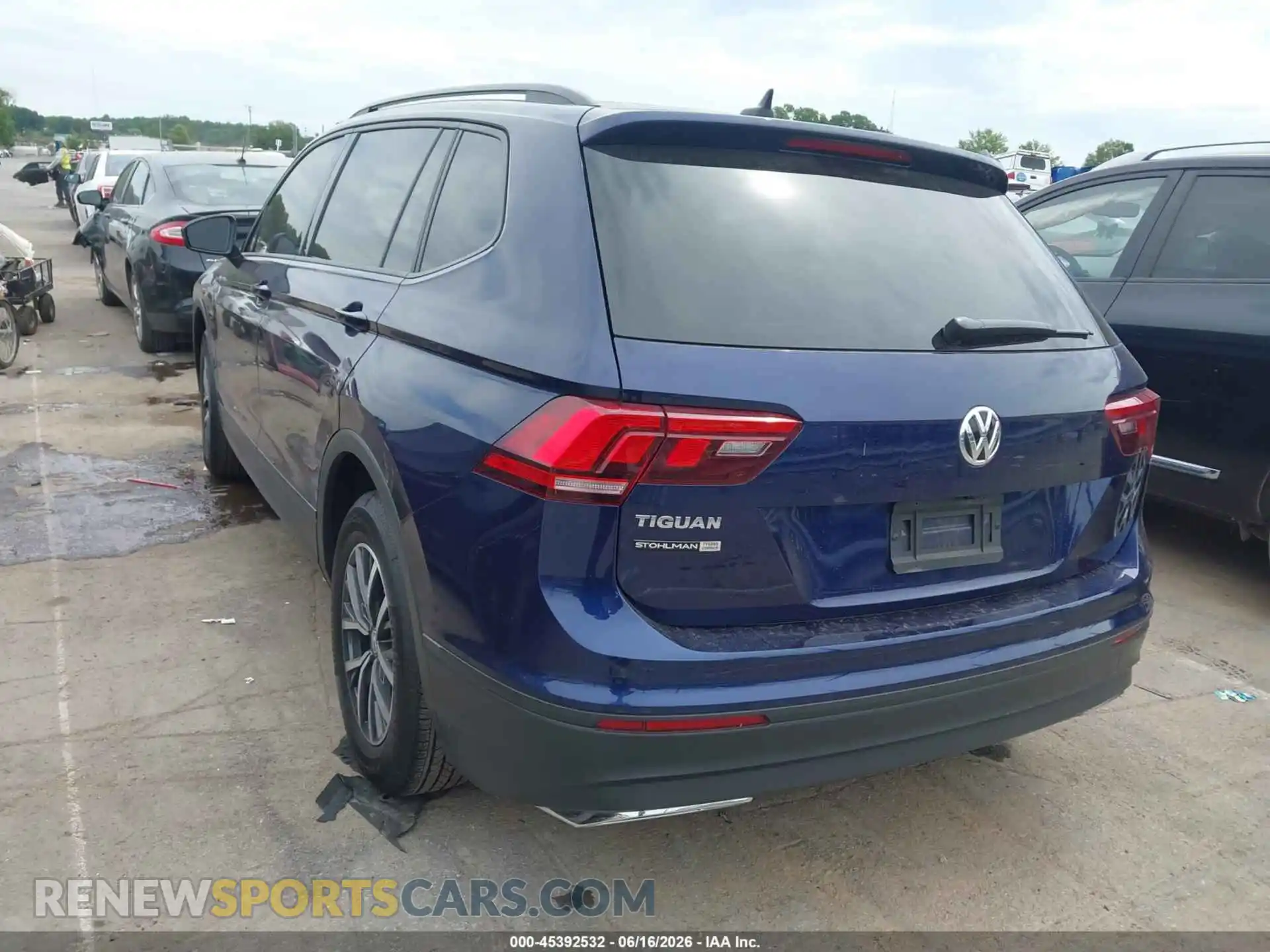 3 Фотография поврежденного автомобиля 3VV1B7AX6MM082971 VOLKSWAGEN TIGUAN 2021