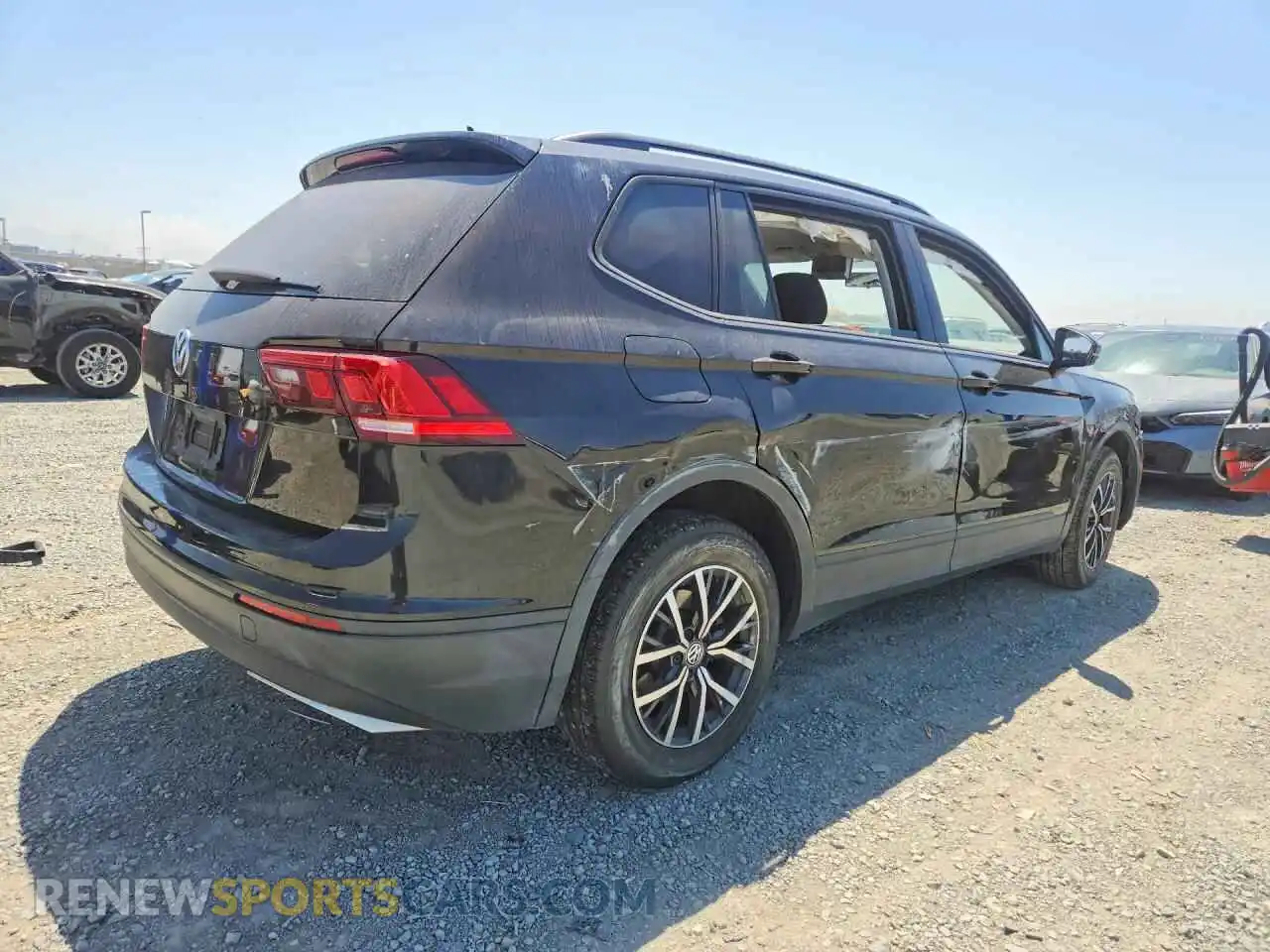 3 fotografías del automóvil dañado 3VV1B7AX7MM109532 VOLKSWAGEN TIGUAN 2021