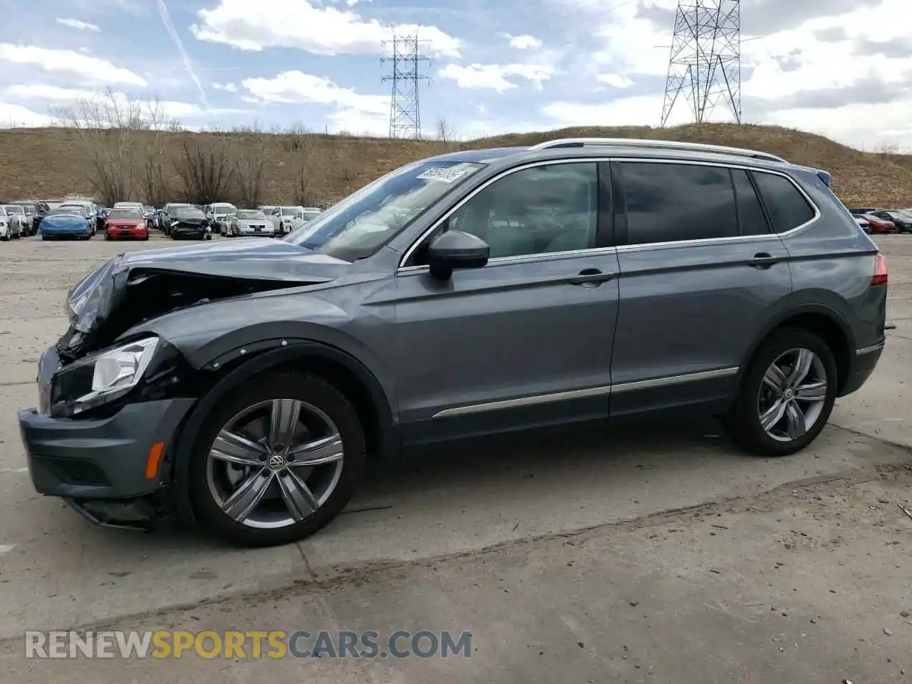1 Photograph of a damaged car 3VV2B7AX0MM082811 VOLKSWAGEN TIGUAN 2021